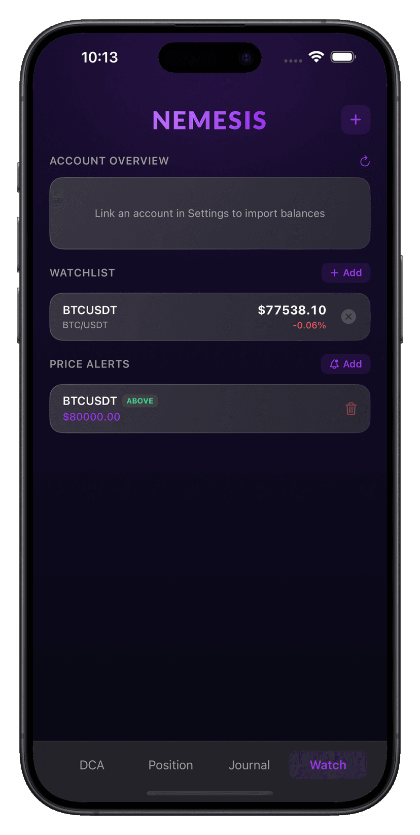 Watchlist & Alerts
